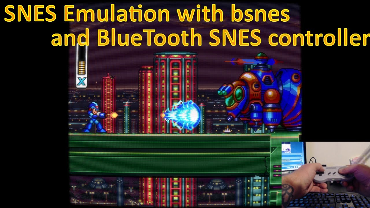 SNES Emulation with bsnes and Official Nintendo Bluetooth Controller - Emulation Project #5