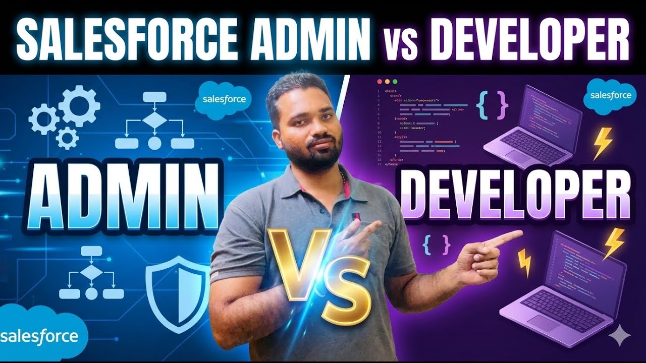Salesforce Admin vs Developer 🔥 Complete Career Roadmap (2026)