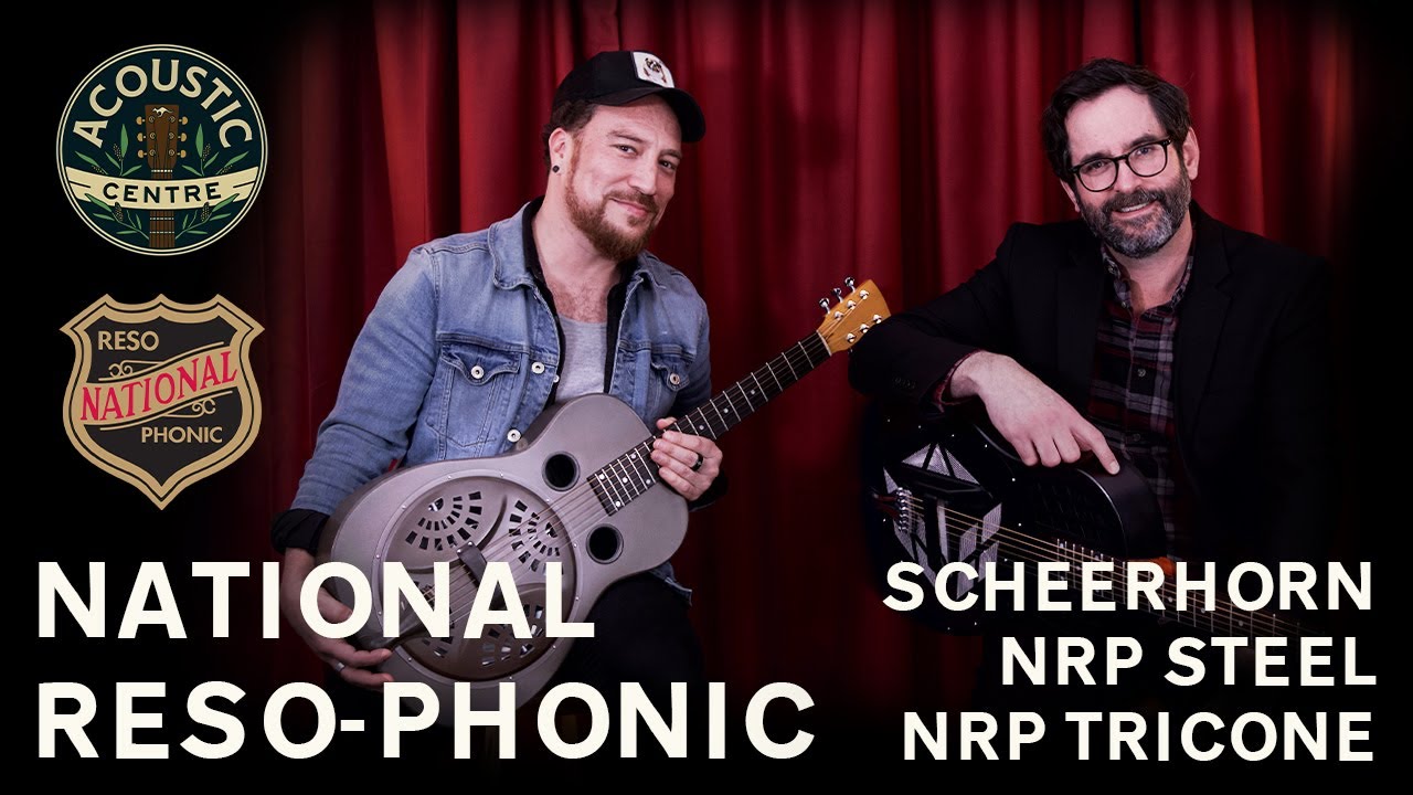 National Reso-Phonic Guitars – Single Cone vs Tricone vs Spider (NRP & Scheerhorn) – Acoustic Centre