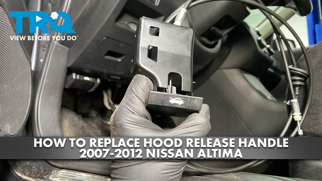 How to Replace Hood Release Handle 2007-2012 Nissan Altima