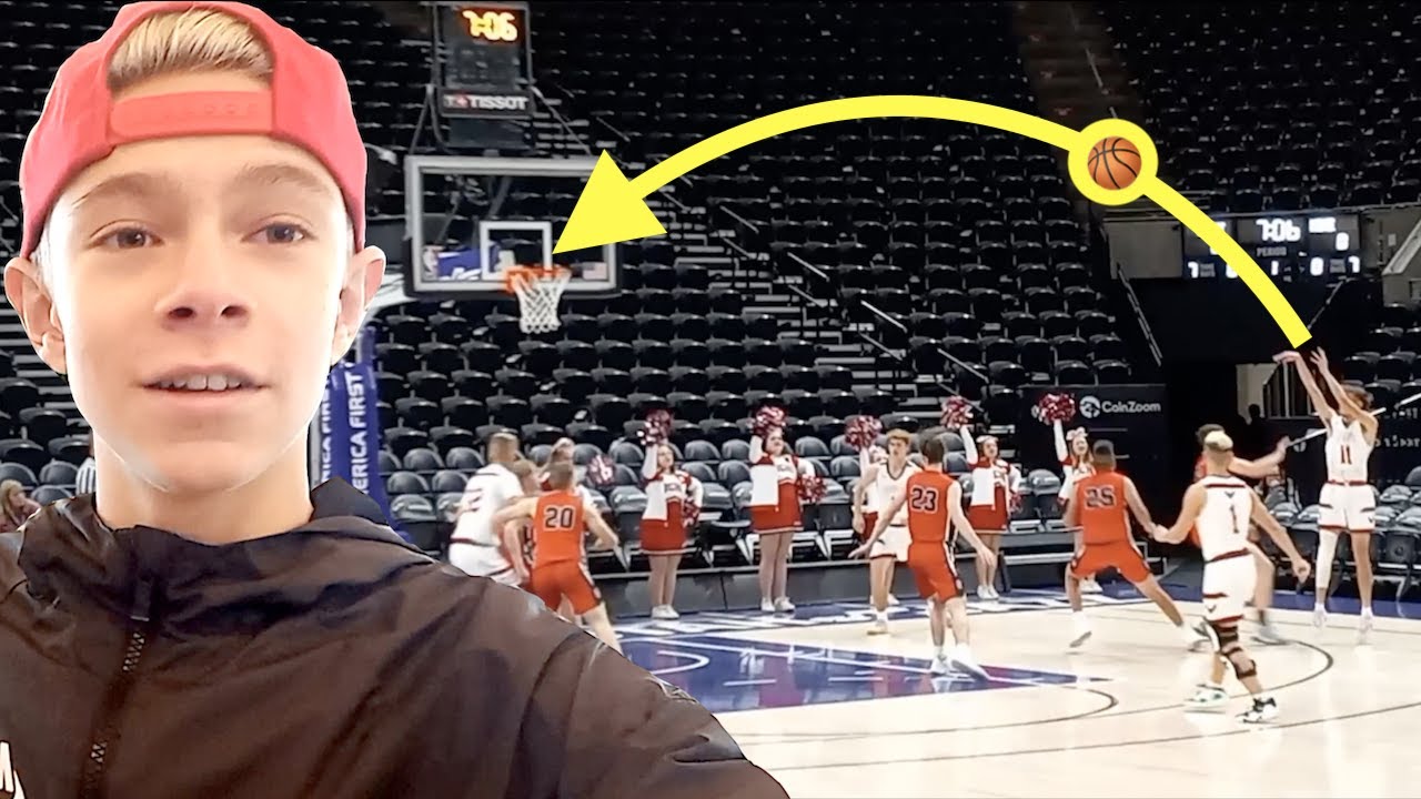 MY HIGH SCHOOL BASKETBALL TEAM PLAYED ON NBA COURT! 🏀