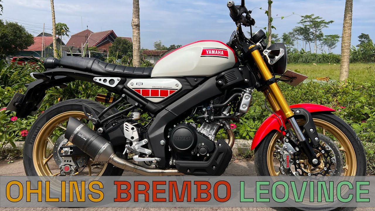 Modifikasi Yamaha XSR 155 BREMBO, OHLINS, LEOVINCE