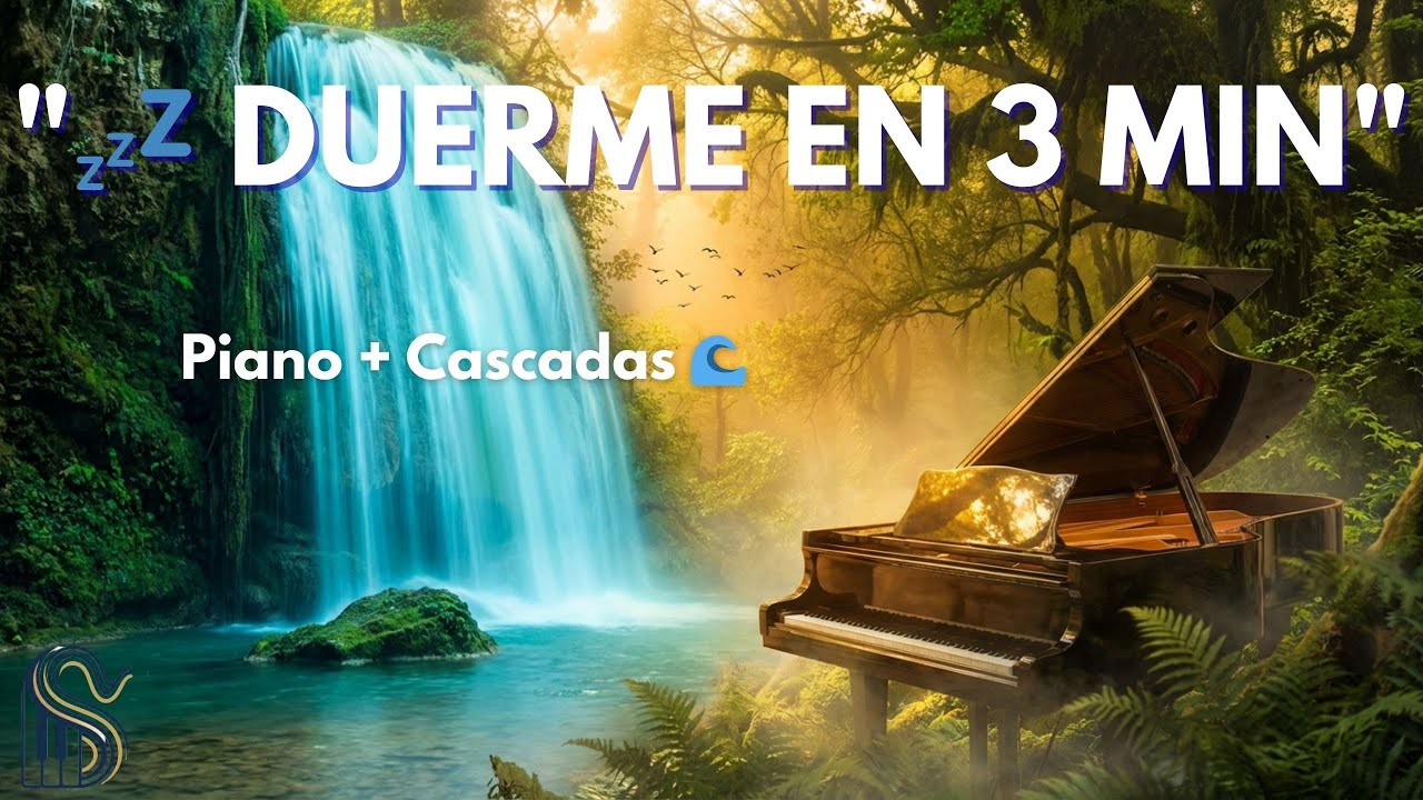 DUERME En 3 Minutos Con Piano Y Cascadas | 3 HORAS