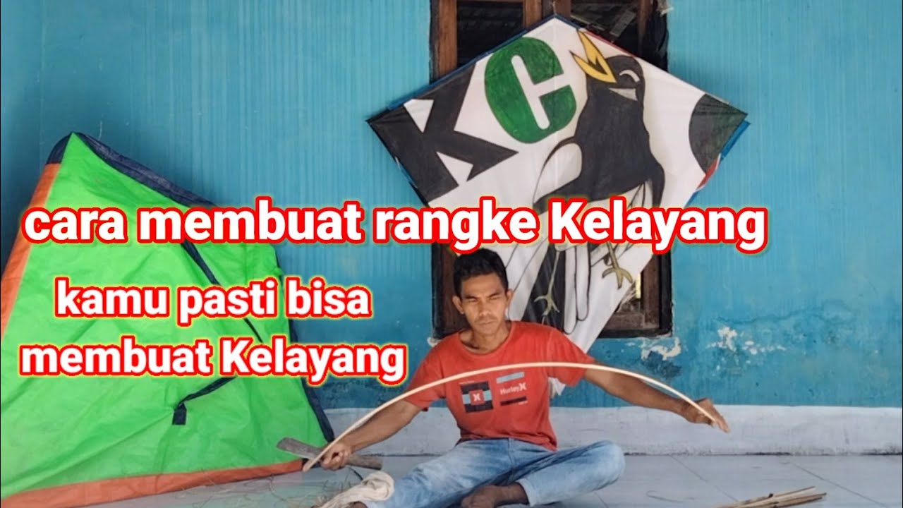 Cara membuat rangke layang aduan 3 layar keren abis
