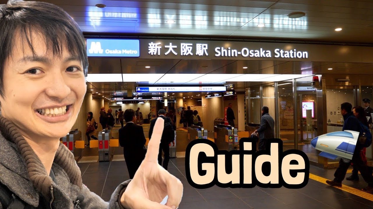 How to change train from Shin-Osaka to Midosuji Line + Shin-Osaka Station guide!! 