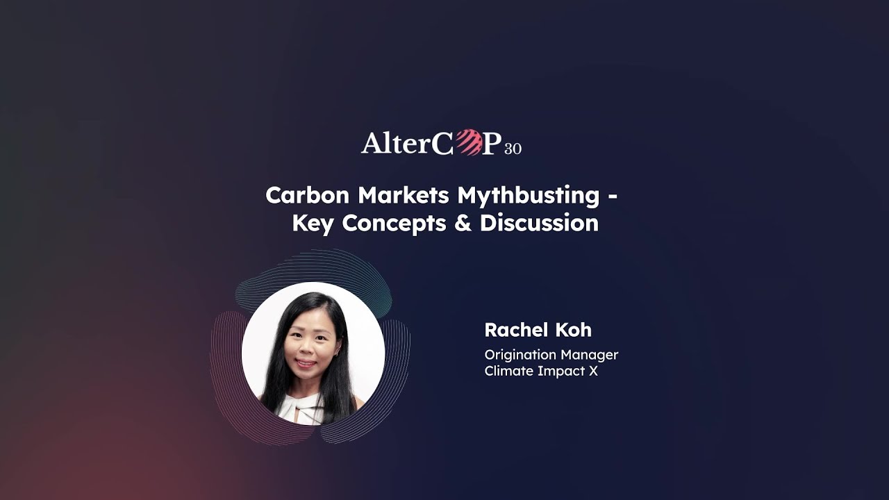 Carbon Markets Mythbusting - Key Concepts & Discussion