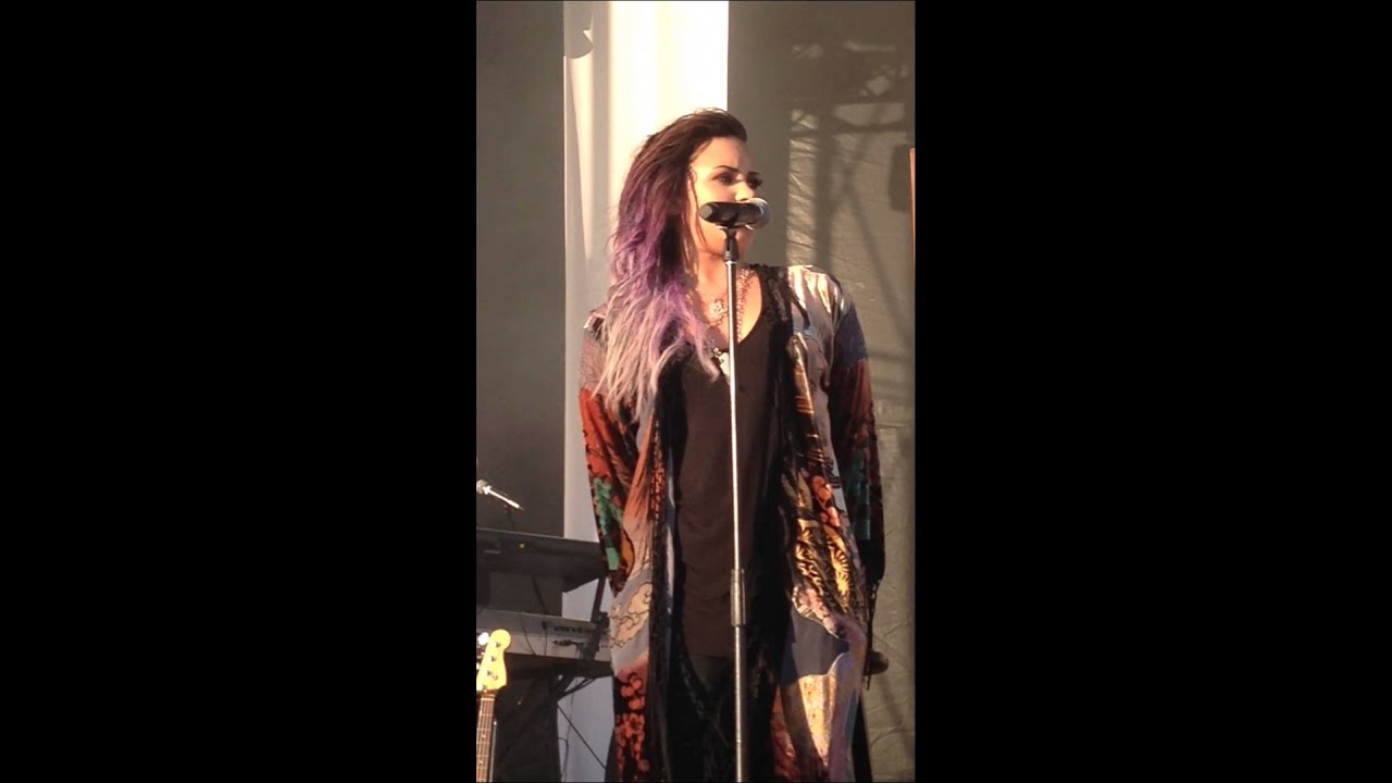 Demi Lovato speech about her father- Microsoft New York event- Long Island