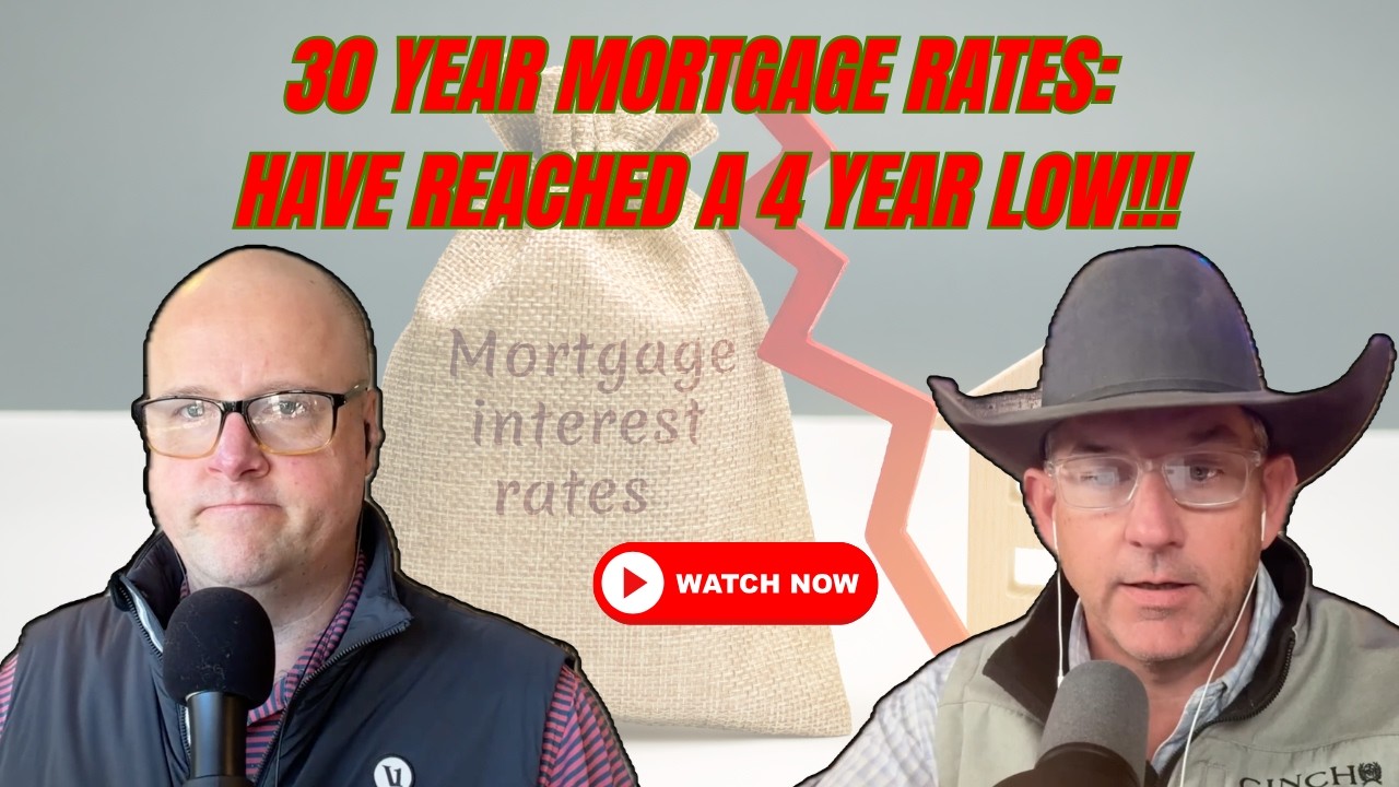 Mortgage Rates Hit 4 Year Low!