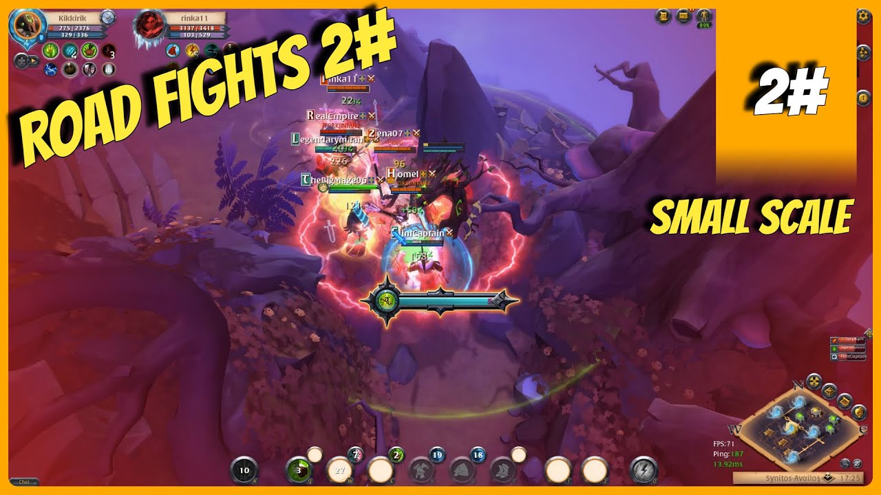 Albion Online Fights #2 - SmallScale Avalonian Road Fights 