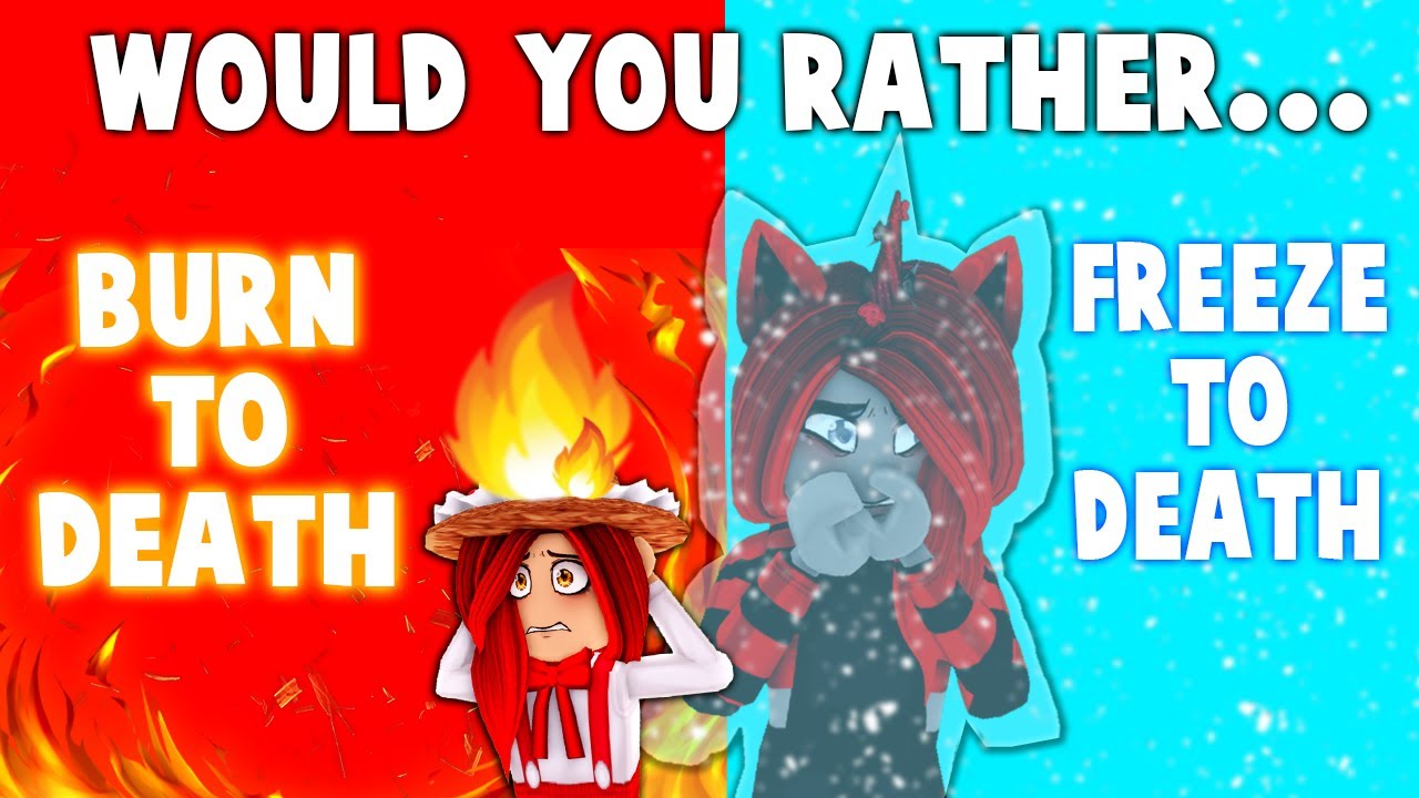 Would You Rather With My Baby! (Roblox)
