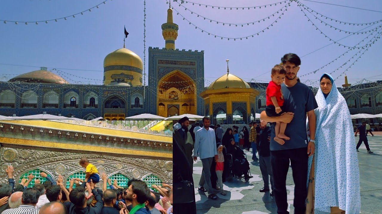 Visiting the Holy Shrine of Imam Reza (AS) and Shopping for Souvenirs by Ibrahim and Soghra