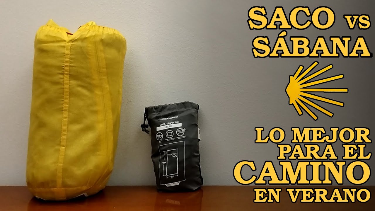 Saco de dormir o sabana? Lo mejor para el Camino de Santiago en verano.
