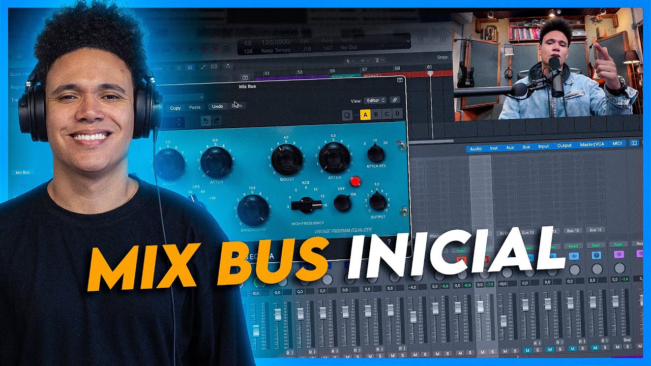 MIX BUS INICIAL NA MIXAGEM