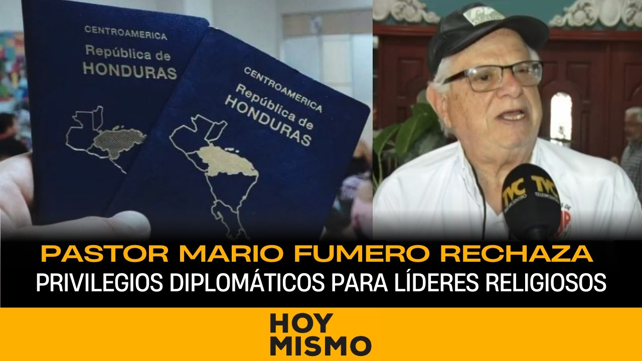 ¡Contundente! Pastor Mario Fumero rechaza privilegios diplomáticos para líderes religiosos