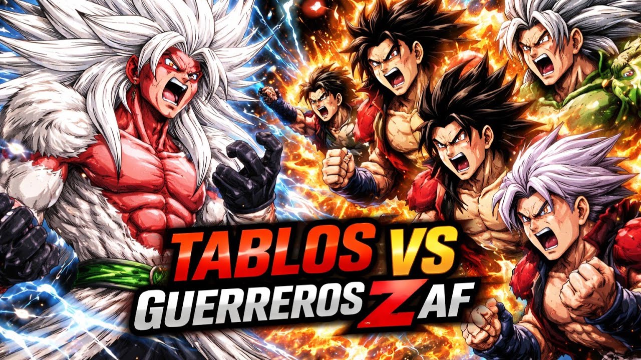 La llegada de Tablos con los guerreros z 