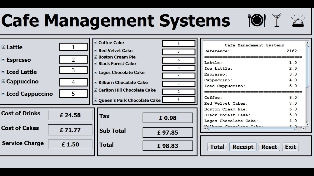 How to Create Cafe Management Systems in Java NetBeans - Full Tutorial