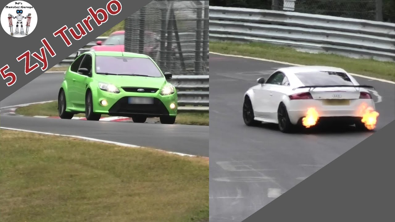 5 Zylinder Turbo Sound Nürburgring Audi RS3, TTRS, Ford Focus RS, ...
