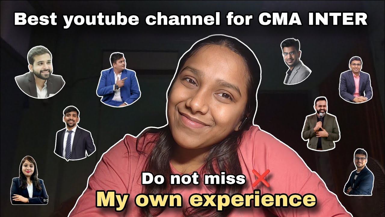 Best youtube channel for CMA INTER 🔥Group 1  | MUST WATCH | 