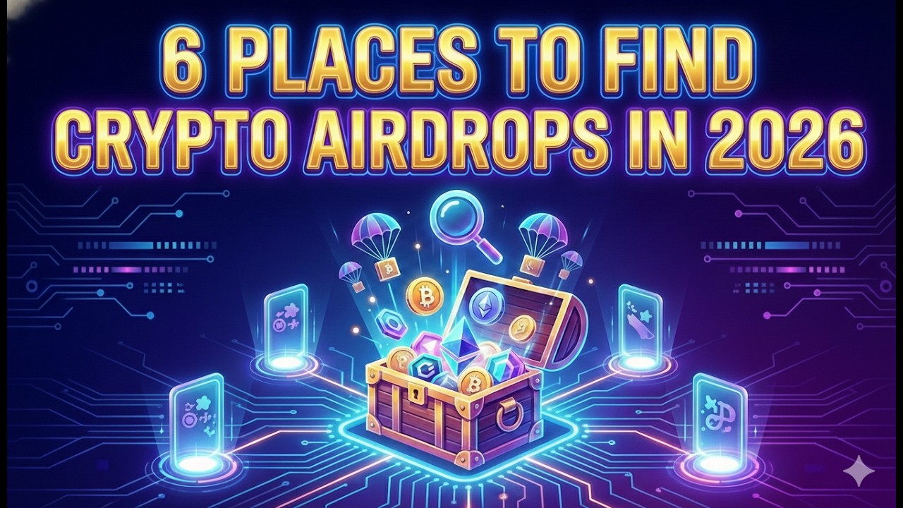 6 places to find crypto airdrops in 2026