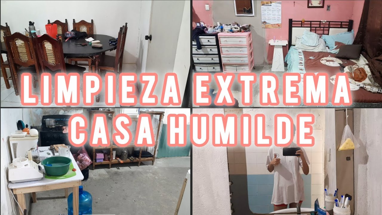 Tengo 17 años y limpié mi casa humilde en limpieza EXTREMA 😱 | PRIMER VLOG 🙊