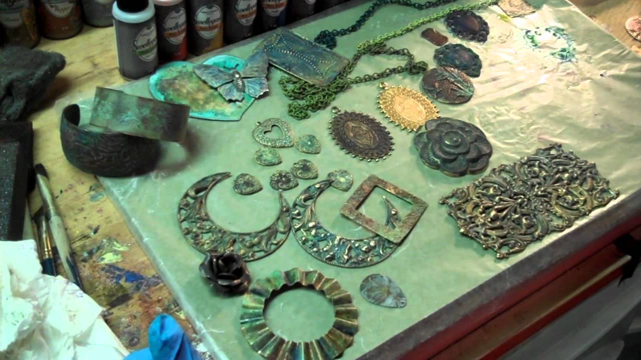 Patina On Metal: Swellegant Metal Coatings, Patinas, Dye Oxides