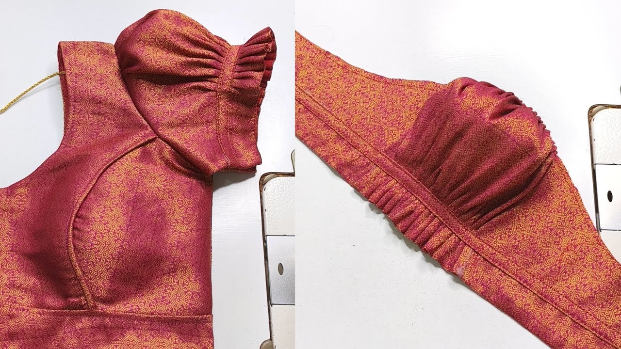 Simple Puffy Sleeves Cutting and Stitching | Puff Sleeve | Butta Hands Cutting and Stitching