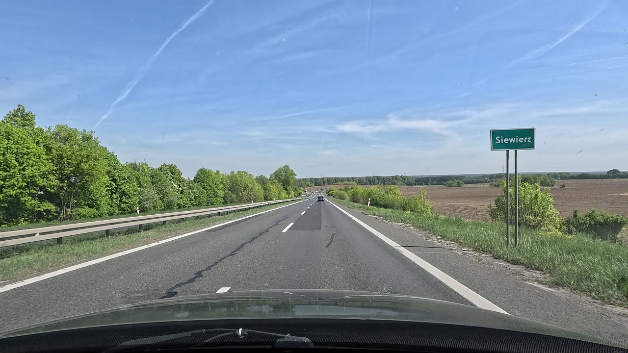 [A1/S1/DK91] Bytom - Pyrzowice - Podwarpie - Częstochowa (x4) | 4K