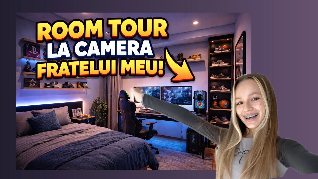 ROOM TOUR la camera fratelui meu 😳 + colecția lui de PARFUMURI🤍 