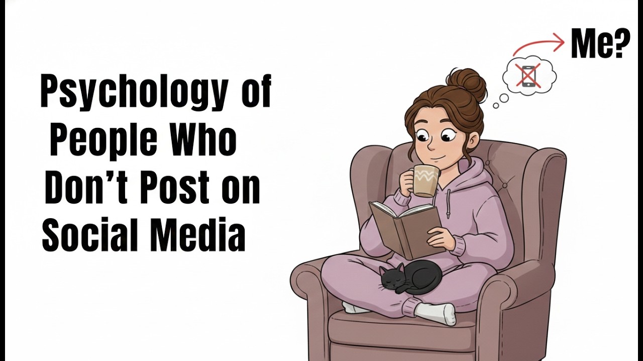 Psychology of people who don't post on social media
