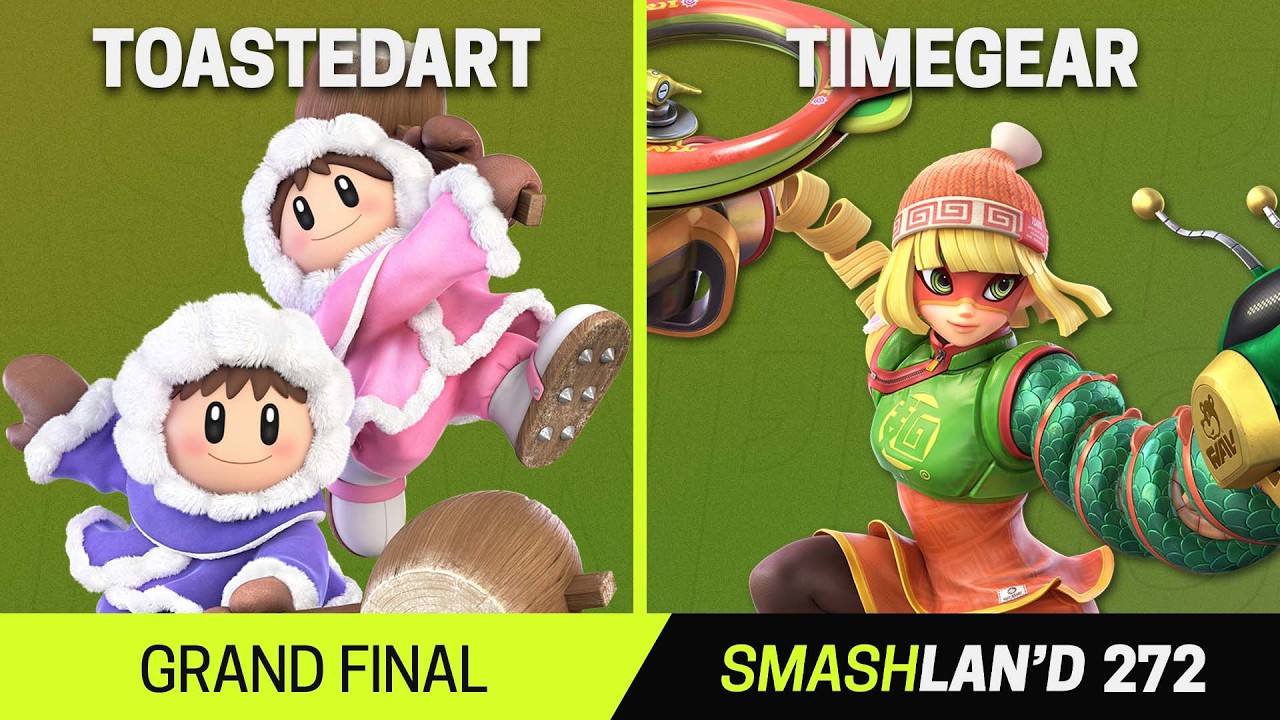 SmashLAN'd 272 Grand Final - ToastedArt (Ice Climbers) vs TimeGear (Min Min) - SSBU Tournament