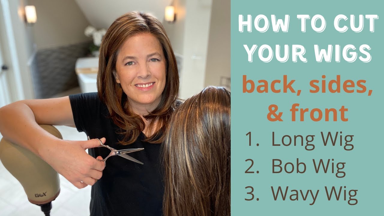 How to Cut Your Wigs - Back, Sides, & Front (Long, Bob, & Wavy) & How to Choose & Use a Block Head