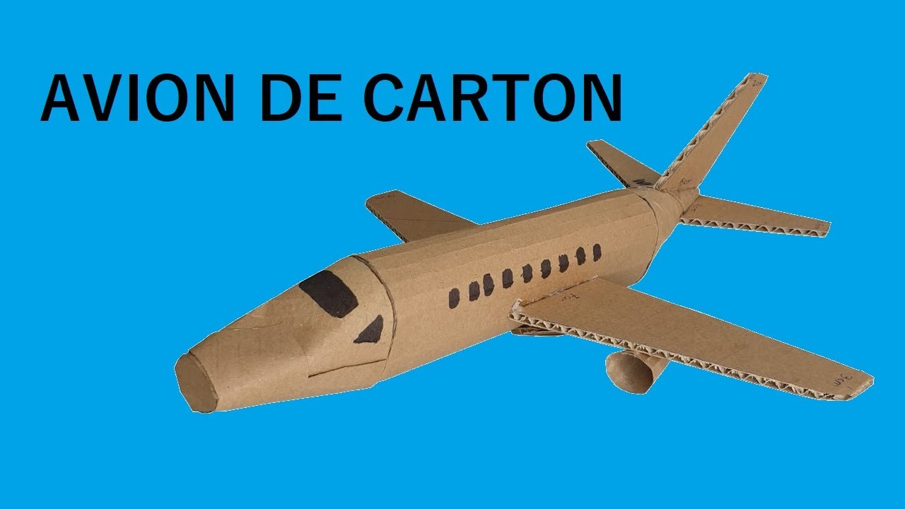 Como Hacer un AVION DE CARTON