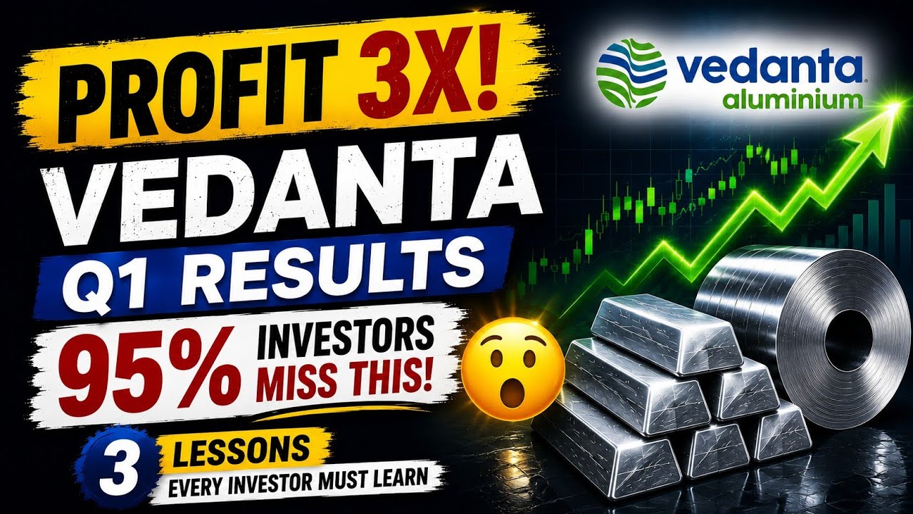 95% Investors Miss This | Vedanta Aluminium Q1 Results Decoded | 3 Lessons Every Investor Must Learn