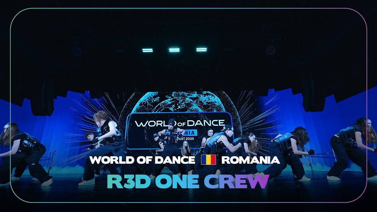 RED ONE CREW | 3-е место в командном дивизионе | World of Dance Romania 2025 | #wodromania25
