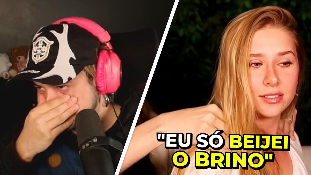 BRINO REAGE A CELA ADMITINDO TER FICADO COM ELE