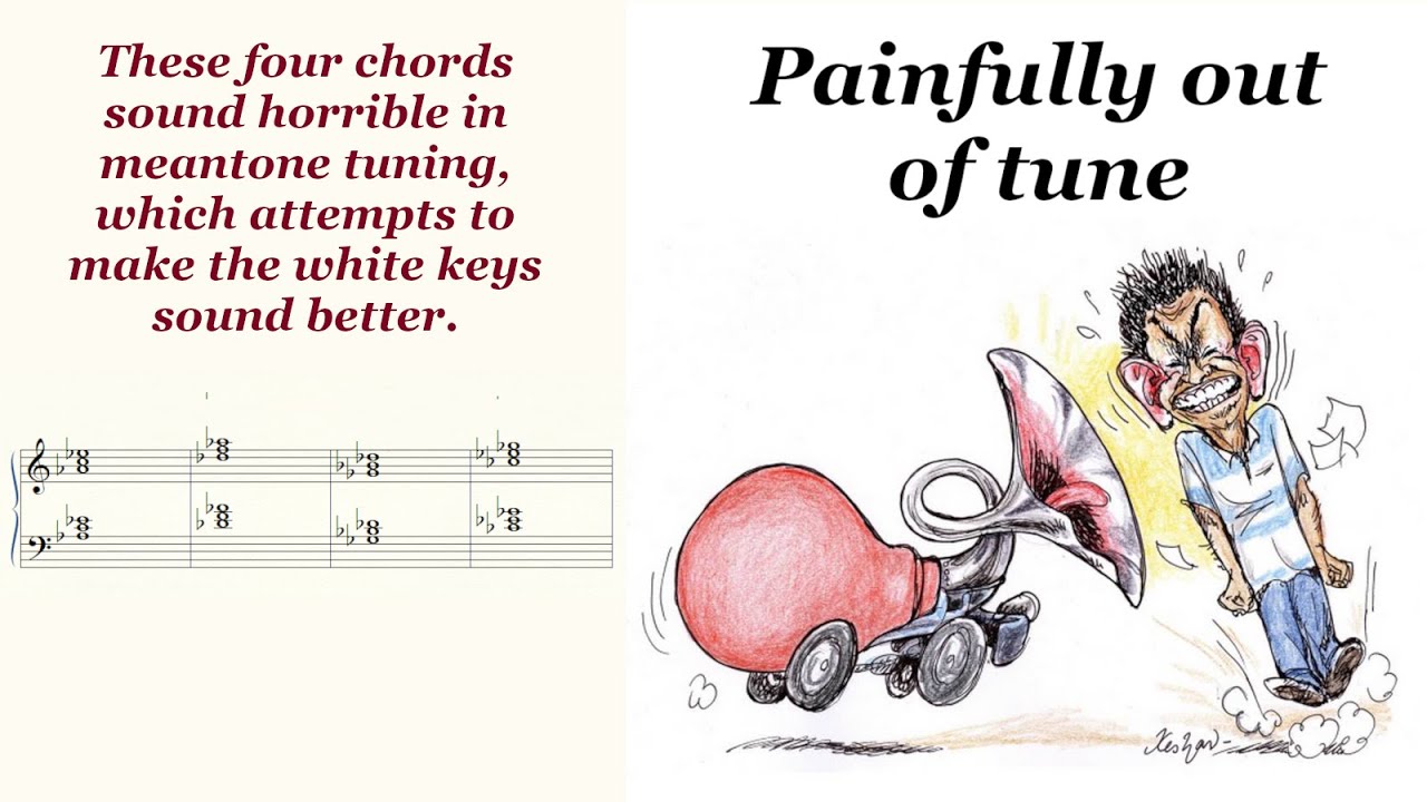 Mean tone tuning versus equal temperament