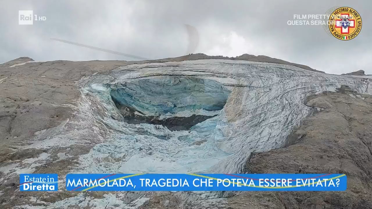 Marmolada: crollo del ghiacciaio, vittime e dispersi - Estate in Diretta 04/07/2022