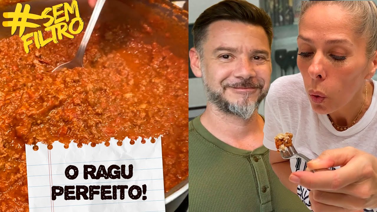 RECEITA DE RAGU, DIRETO DA ITÁLIA | Adriane Galisteu