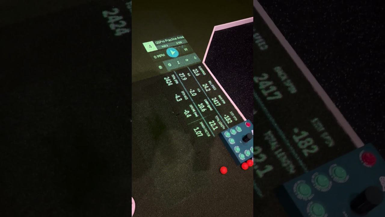#GSPro + #Putting Floor Projection!  &ldquo;How-to&rdquo; anyone!? #Rapsodo #Webcam #Golf #Golfsimulator