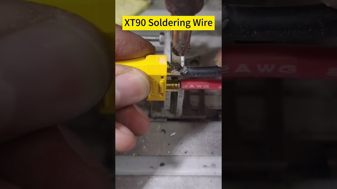 XT90 Soldering Wire&mdash;&mdash;The Perfect Connection Choice for Aircraft Model Plugs#automaticsoldering