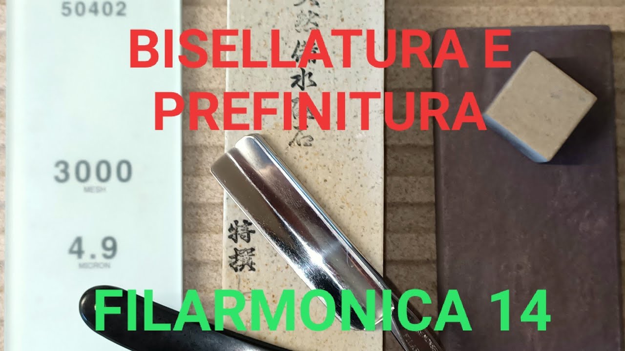 BISELLATURA SU SHAPTON GLASS 3K E AMAKUSA.. PREFINITURA SU BELGA BLU CON BOUT DI BELGA GIALLA