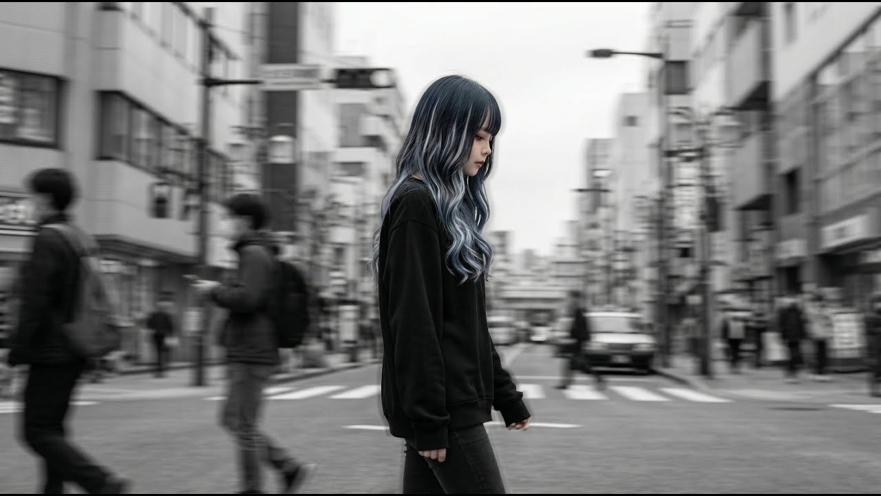 [FULL MV] Miss you -Glitchy in my Heartbeat- │ Emo × Trap × dark pop │ 歌詞は字幕