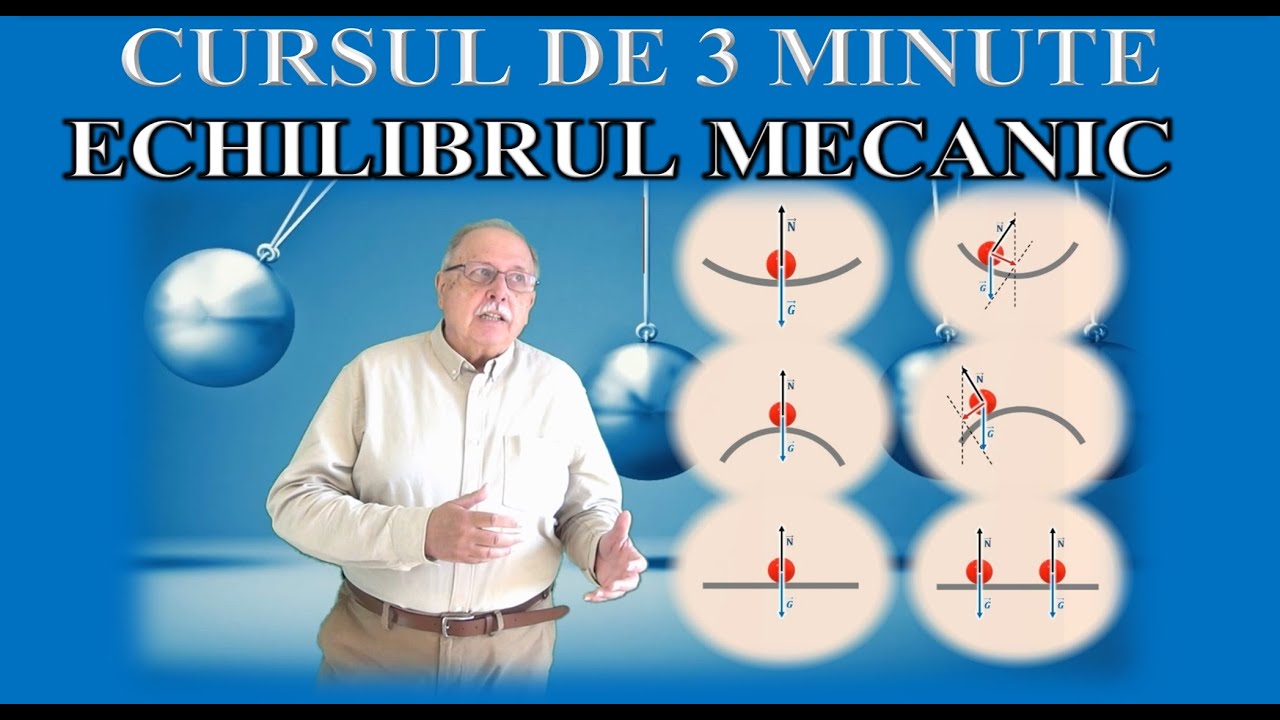 CURSUL DE 3 MINUTE (MECANICĂ 27 - ECHILIBRUL MECANIC)
