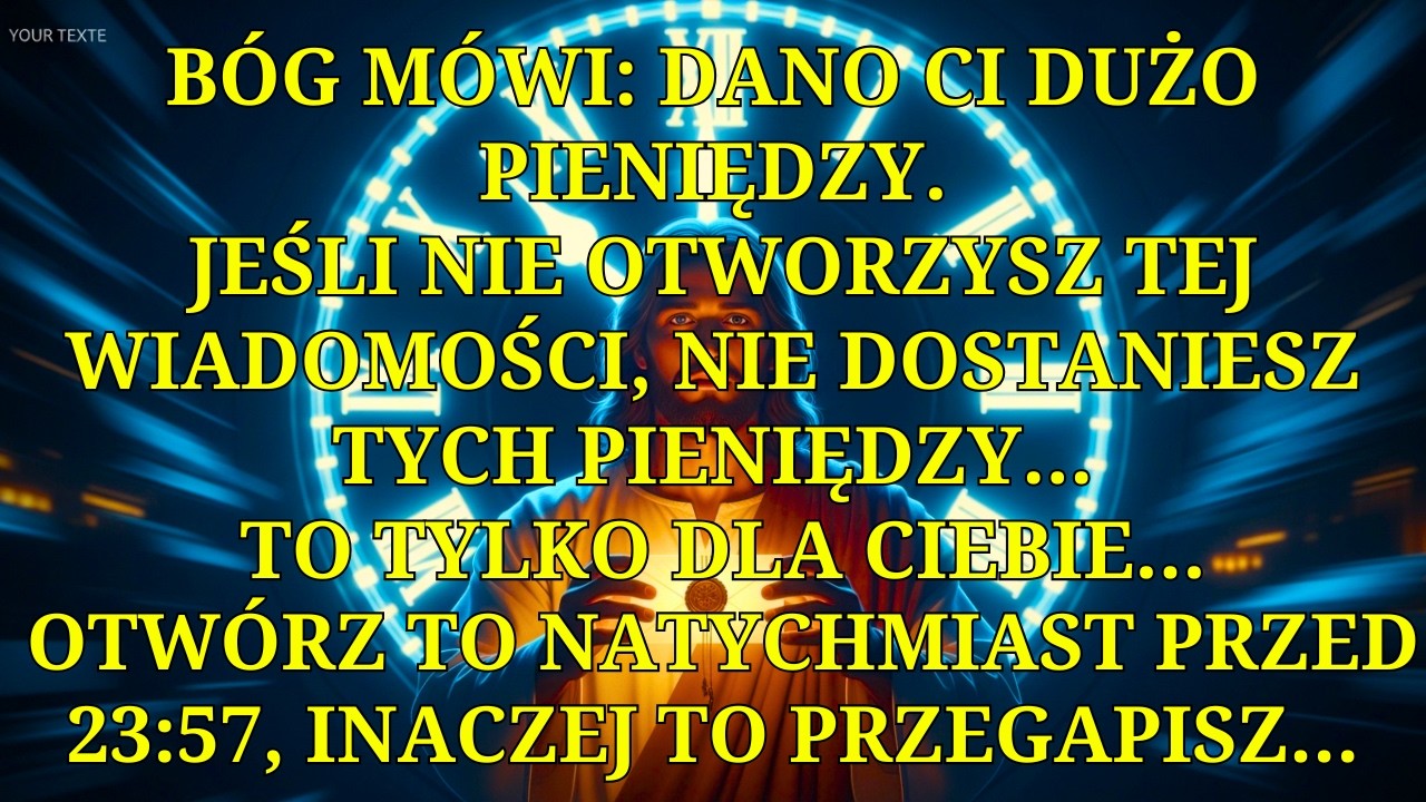 Bóg mówi: uwolniono dla ciebie finansowe błogosławieństwo—nie ignoruj tej nocy