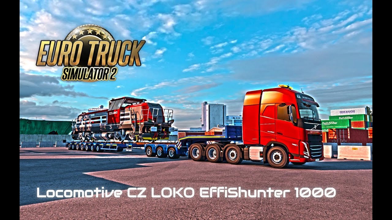 ETS2 | 80 t - Locomotive CZ LOKO EffiShunter 1000 | Volvo FH16 Globetrotter | Finlandia