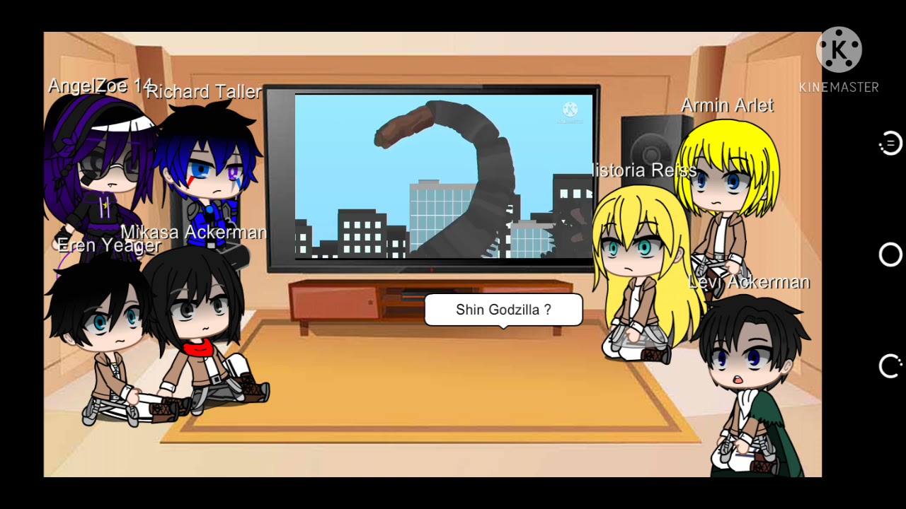 Aot react to Shin Godzilla Vs The Rumbling ( read des )