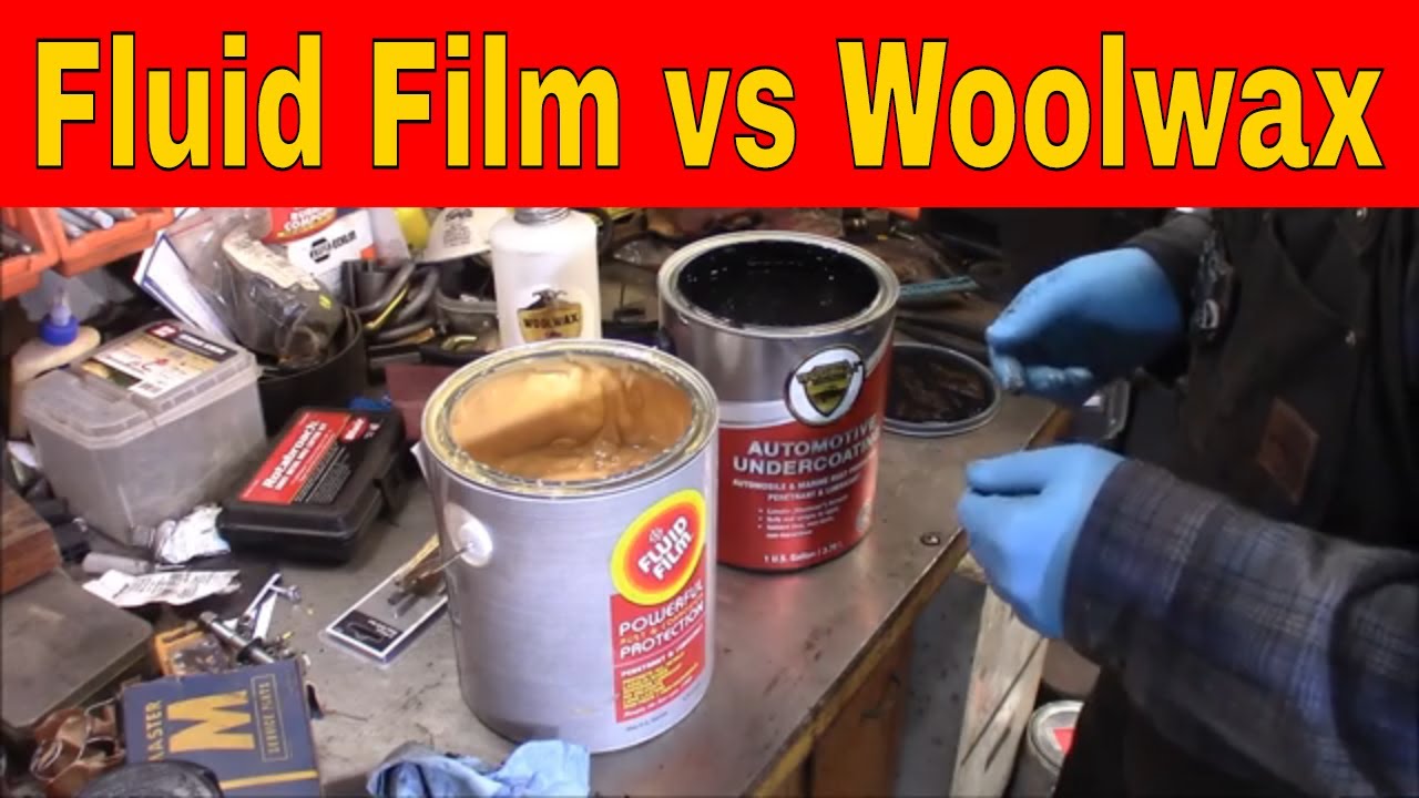 Fluid Film vs WoolWax Lanolin Rustproofing:  Stop Rust in its Tracks!
