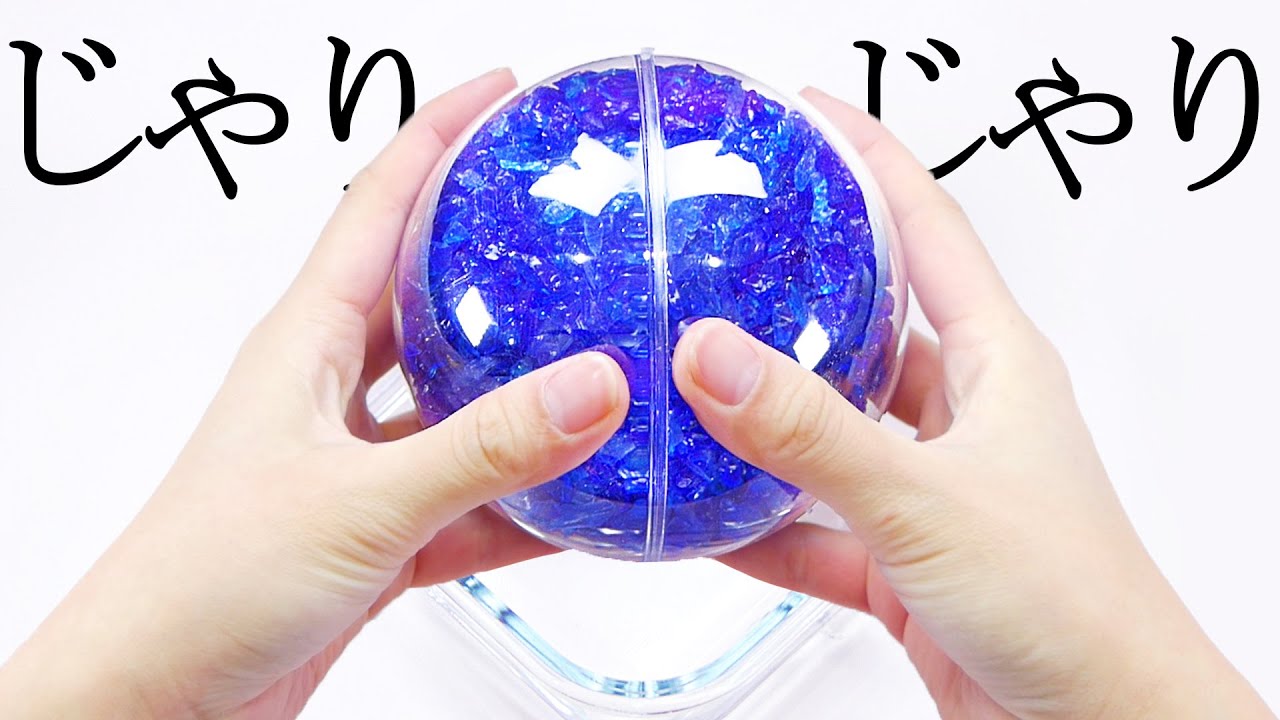 【ASMR】ADDING TOO MUCH SEA GLASS INTO SLIME  入れ過ぎ💦ガラスサンドてんこ盛りスライム【音フェチ】