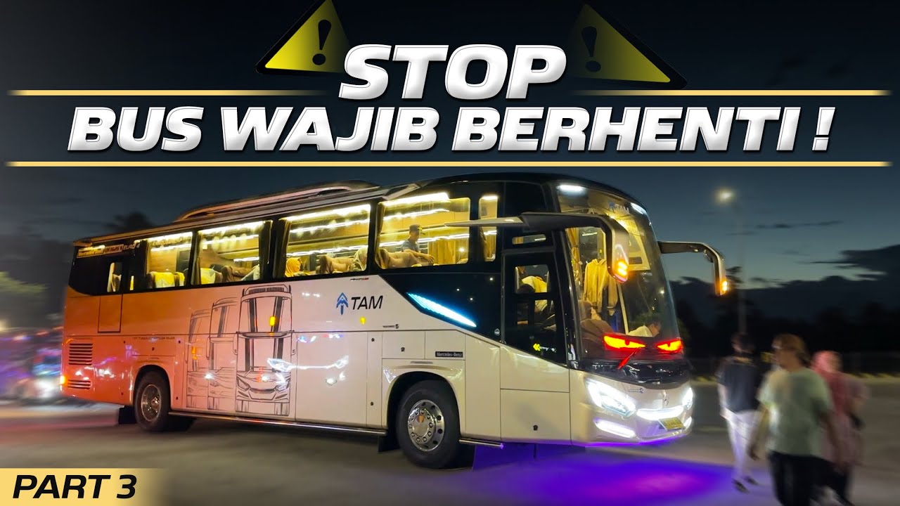 INI BUS ATAU KULKAS BERJALAN⁉️DINGIN BUANGET🥶‼️Trip Jakarta - Pekanbaru with TAM Pewe Class PART 3