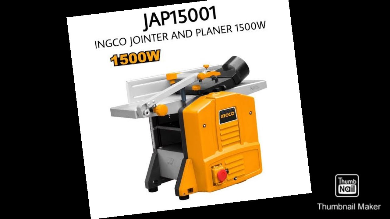 Ingco JAP15001 Budget jointer and planer, Review and unboxing
